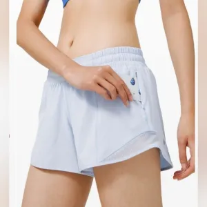 ❤️ LULULEMON HOTTY HOT II LINED SHORTS LONG 4&quot;, 10