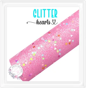 ∙ Sequin Sprinkle Heart Glitter  ∙  Rose Pink  ∙