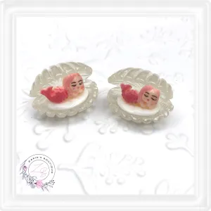 ⋅ SLEEPING MERMAIDS ⋅ Flatback Resin Embellishments ⋅