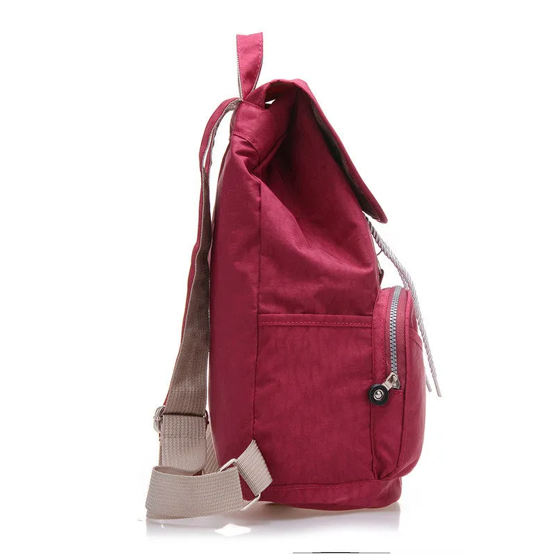 10 Colors Waterproof Nylon Backpack for Women