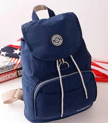10 Colors Waterproof Nylon Backpack for Women
