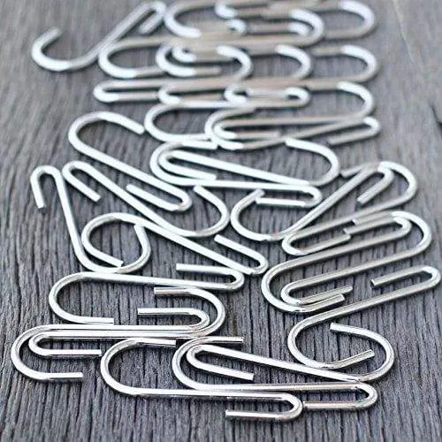 10 Pack 3.5 Inches S Shape Chrome Finish  Hanging Hooks for Kitchenware Pots Utensils Plants Towels Gardening Tools Clothes