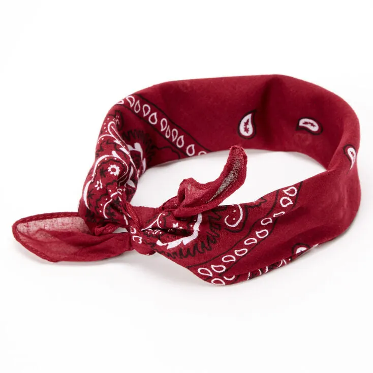100% Cotton X-Large Bandana 27" x 27"