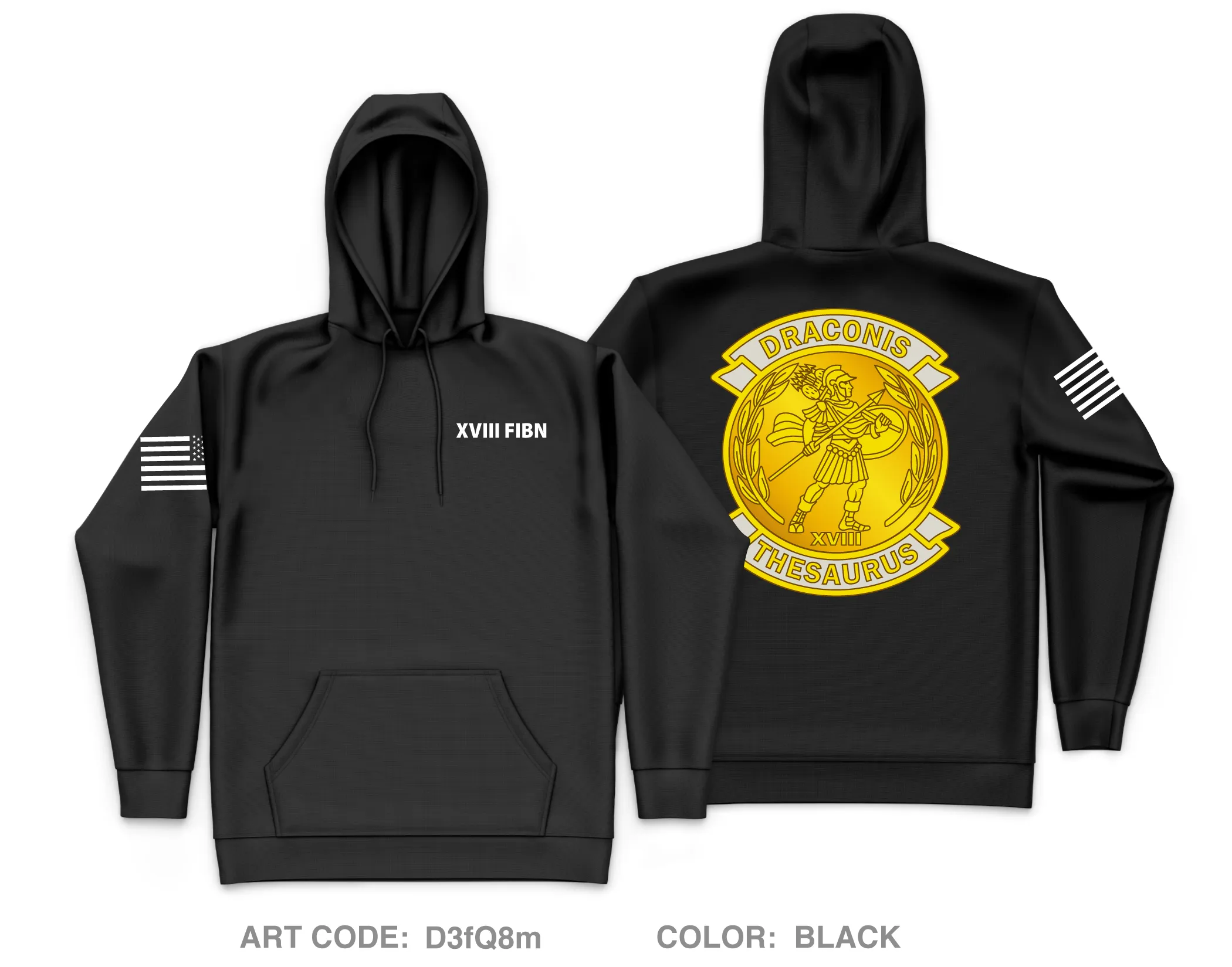 18th Finance BN Fundraising Collection Core Men's Hooded Performance Sweatshirt - D3fQ8m