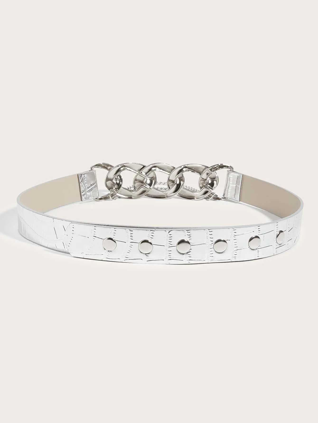 1pc Detachable Chain Buckle Belt
