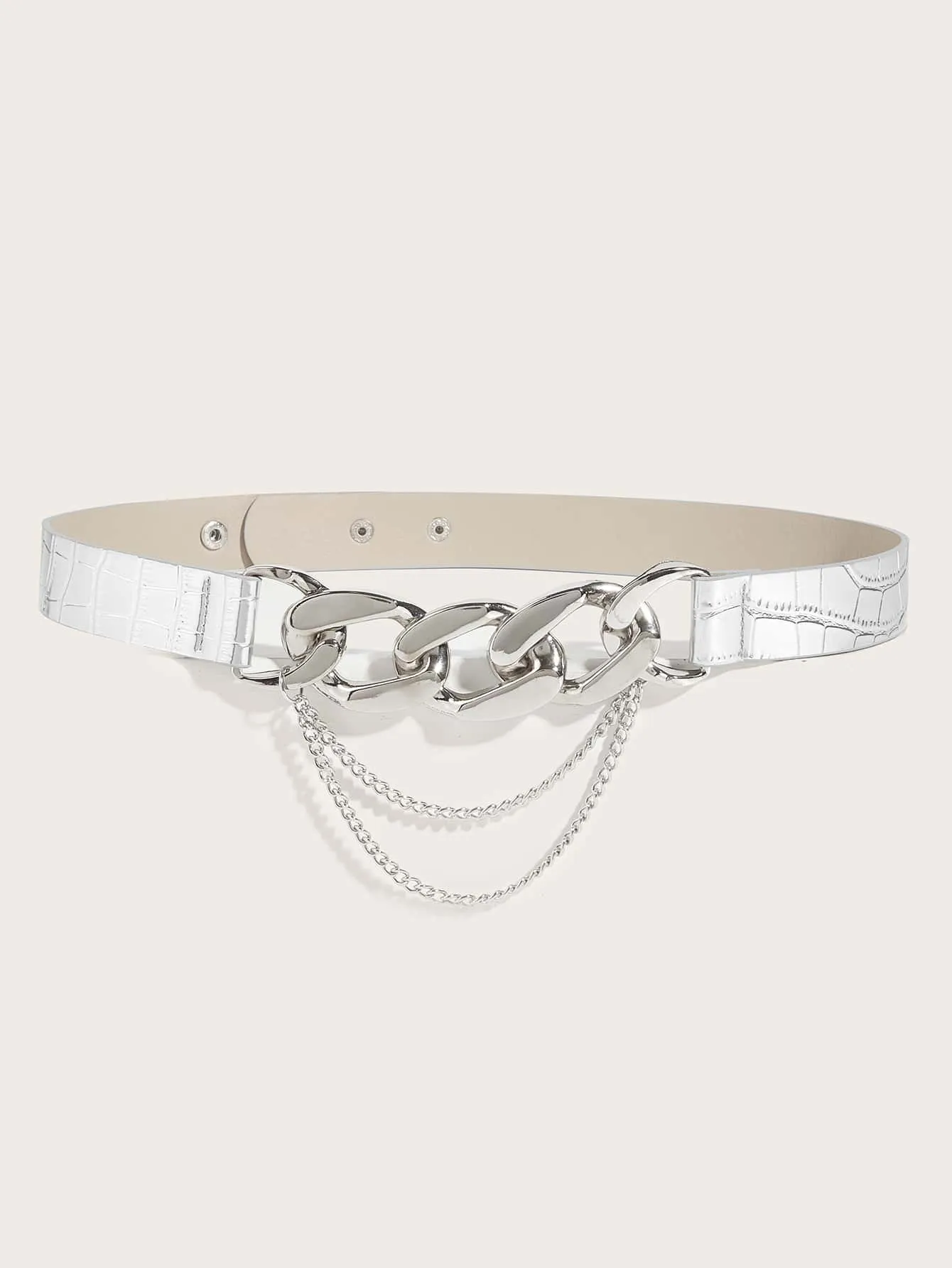 1pc Detachable Chain Buckle Belt