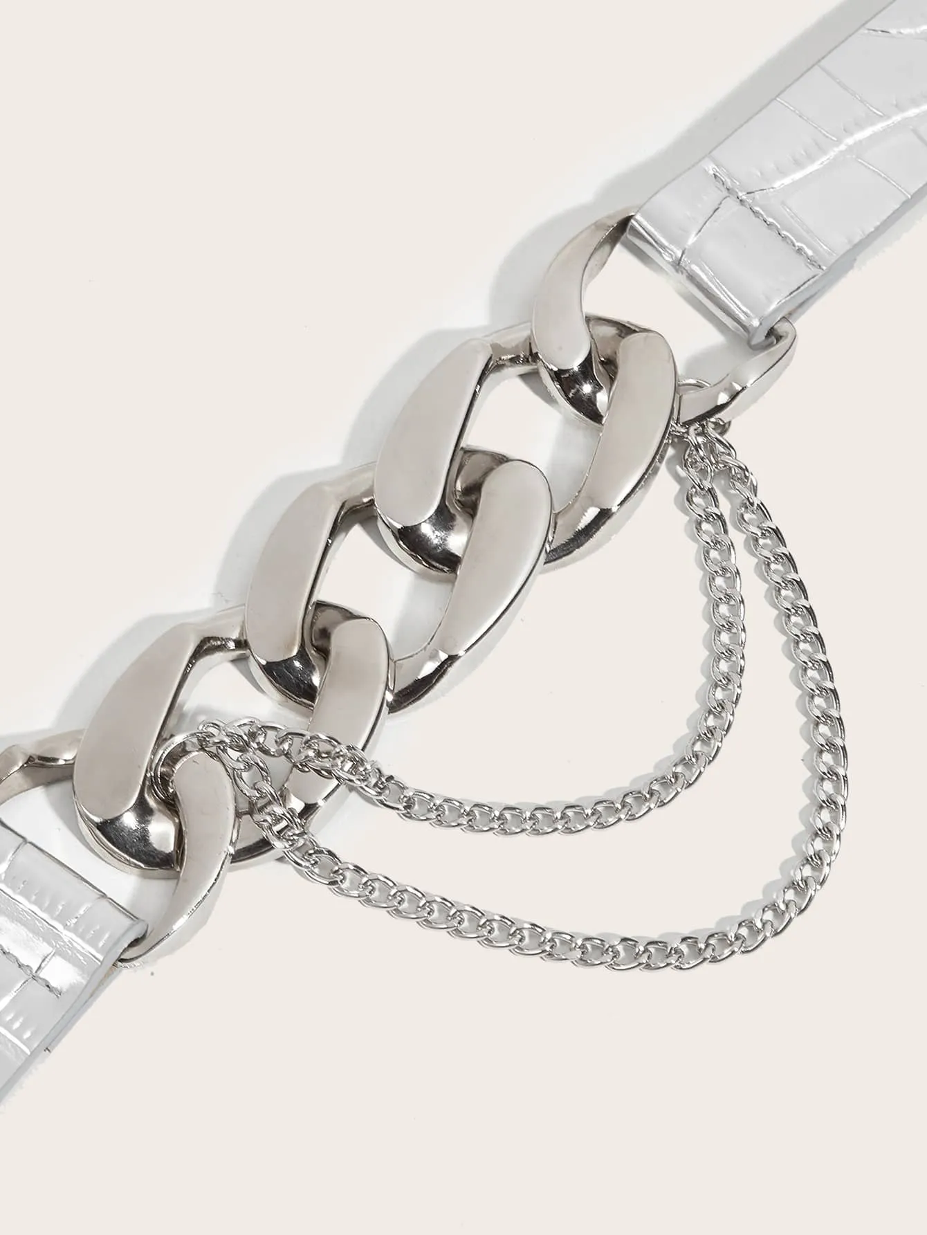 1pc Detachable Chain Buckle Belt
