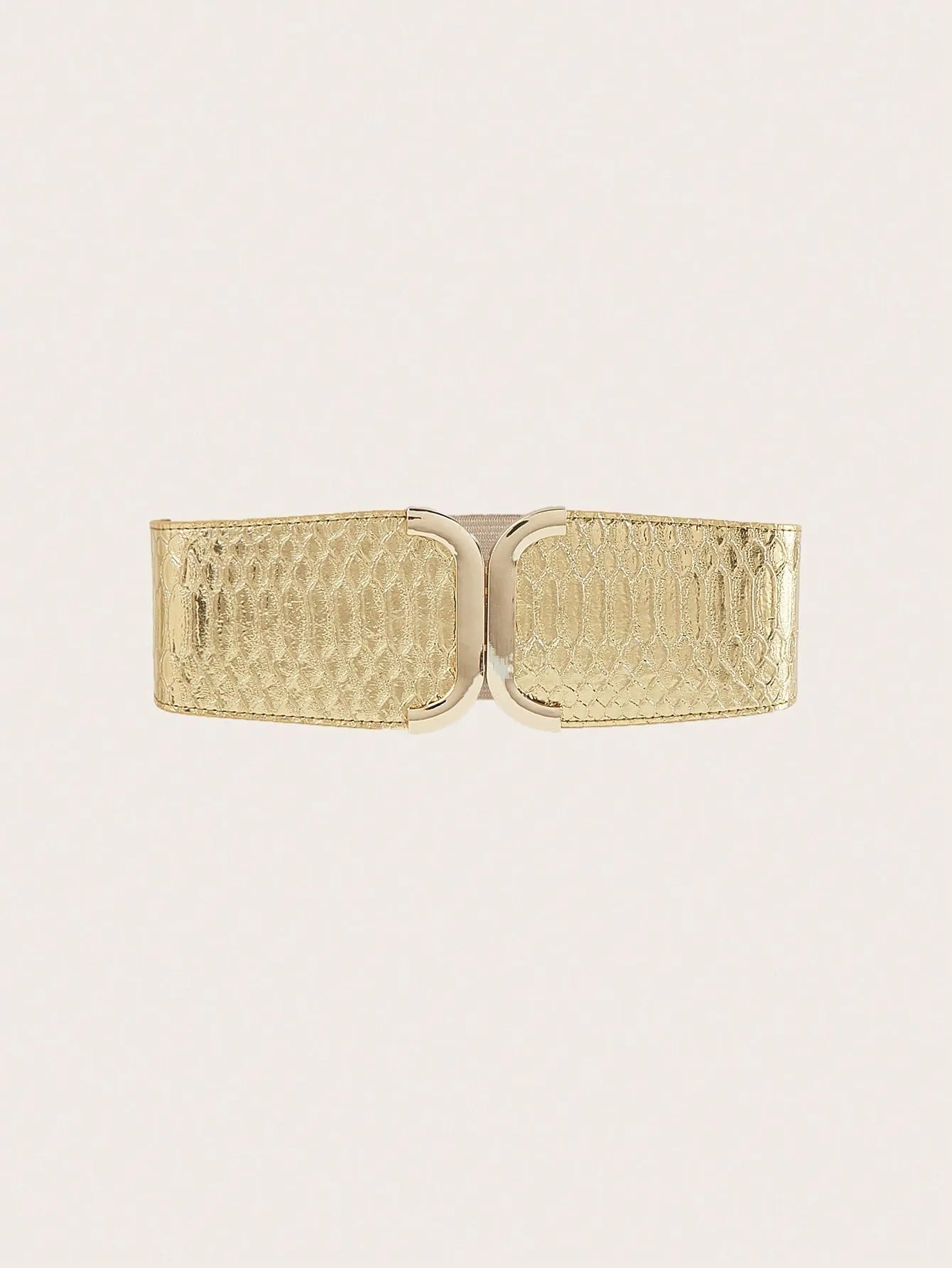 1pc Dragon Pattern Elastic Waist Double Buckle Belt- FD ⚡