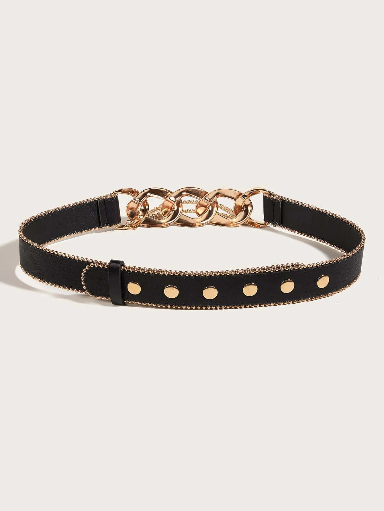 1pc Glitter Chain Decor Belt