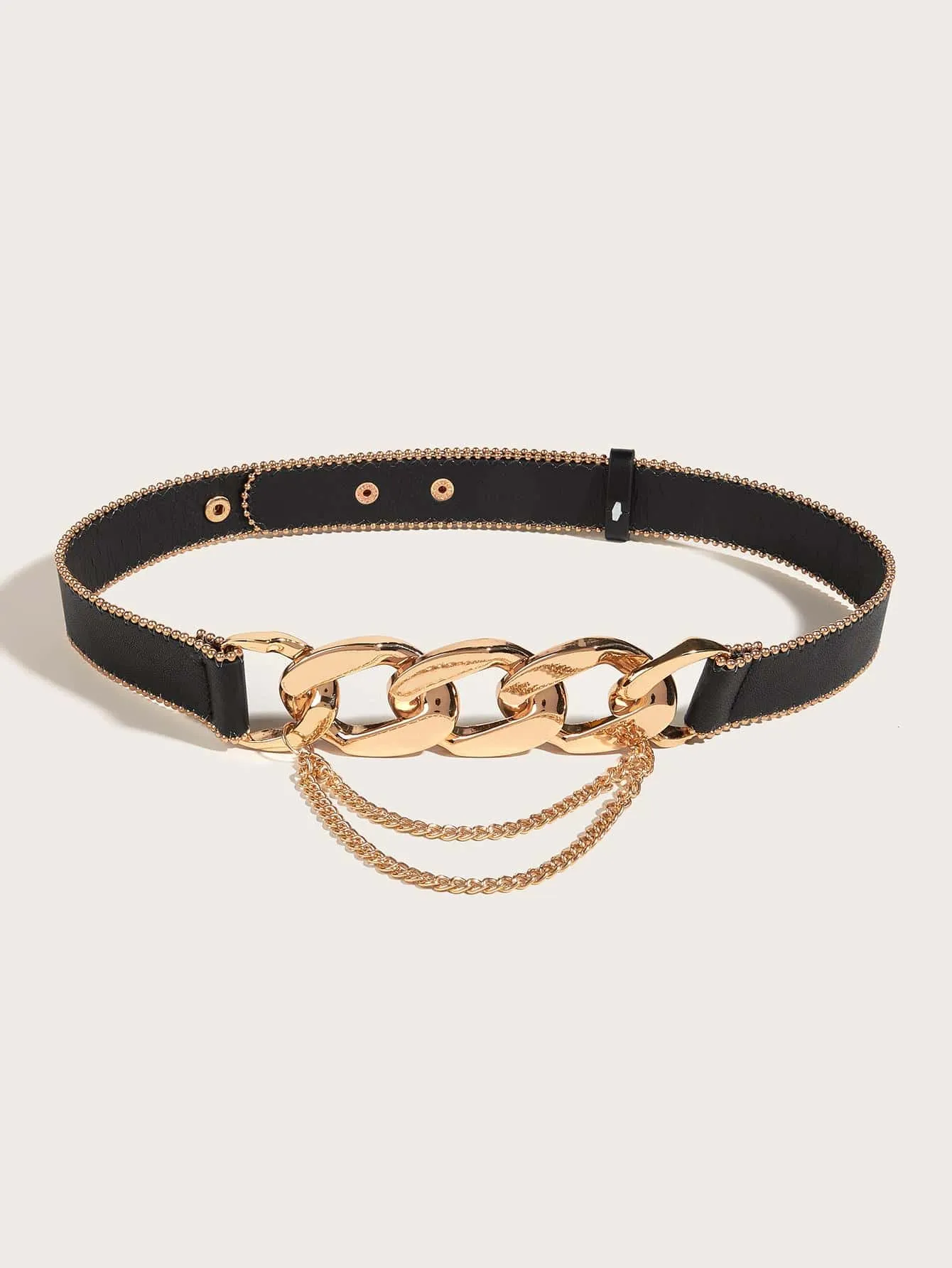 1pc Glitter Chain Decor Belt