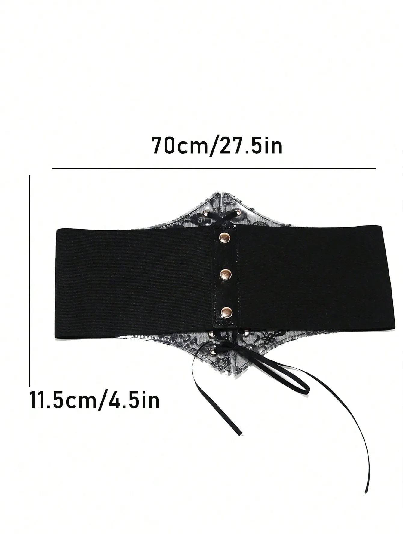 1pc Lace Elastic Waist Corset Belt