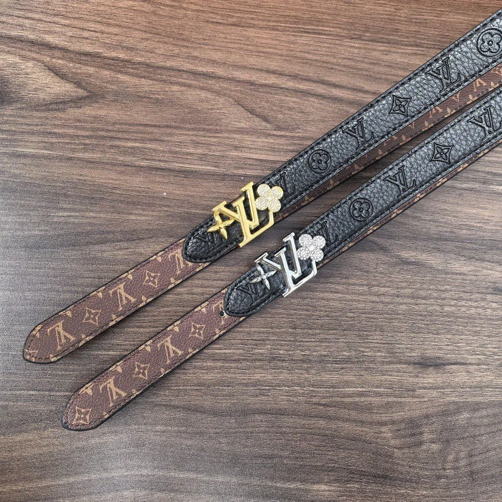 2 Color Clover Women's Belts