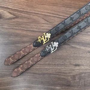 2 Color Clover Women's Belts