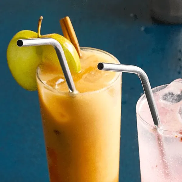 2 Piece: Eco-Friendly Reusable Drinking Straws