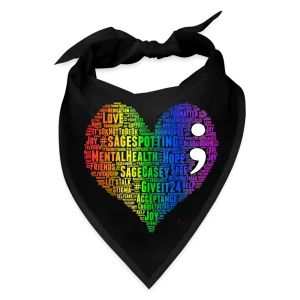 2023 Rainbow Party HEART Bandana (People OR Pets!)