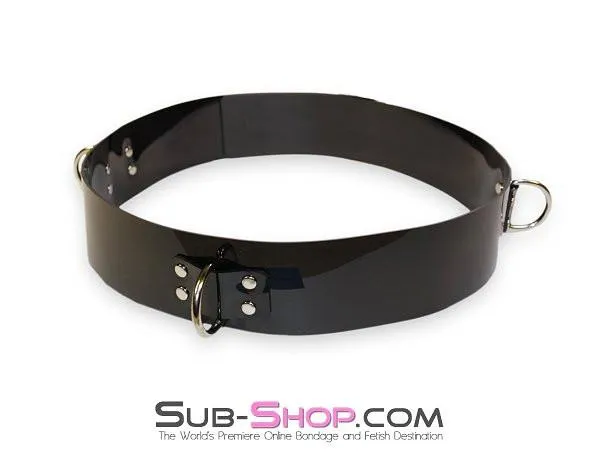 2706A      Something Shiny Luxe PVC Bondage Belt