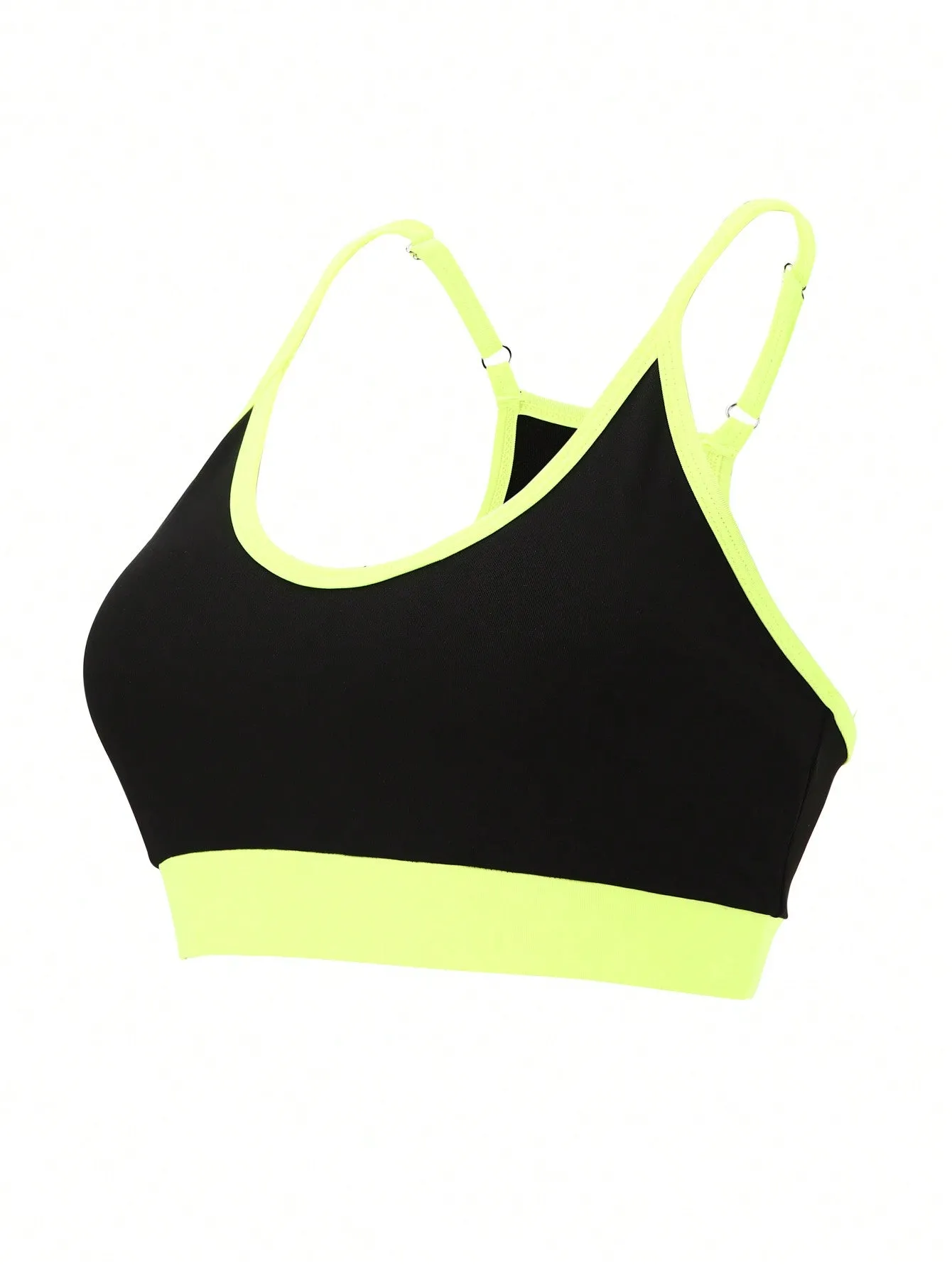 3pcs Contrast Binding Sports Set