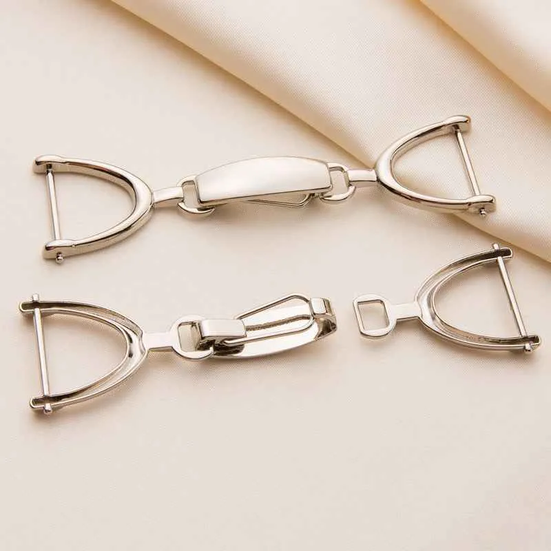 75/95mm Gold Silver Coat Hook Buckles for Trench Coat 20pcs