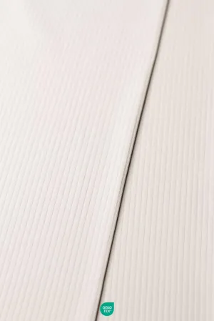 90x135 // FLOW Ribbed Fit Activewear - White