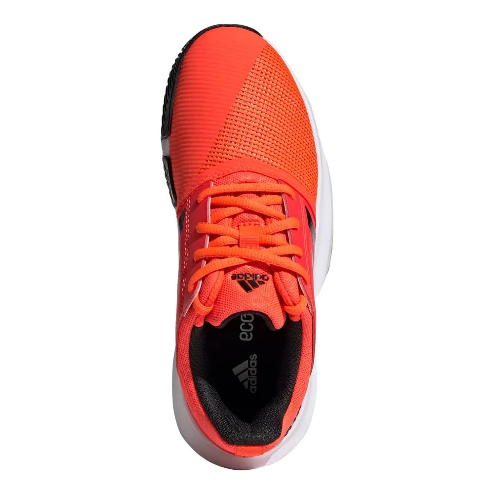 adidas CourtJam XJ Junior Tennis Shoe (Solar Red/Black/White)