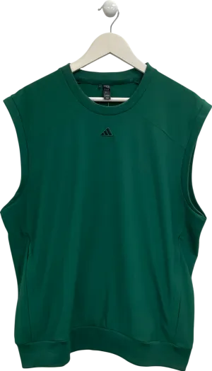 adidas Green Go To Golf Vest UK M