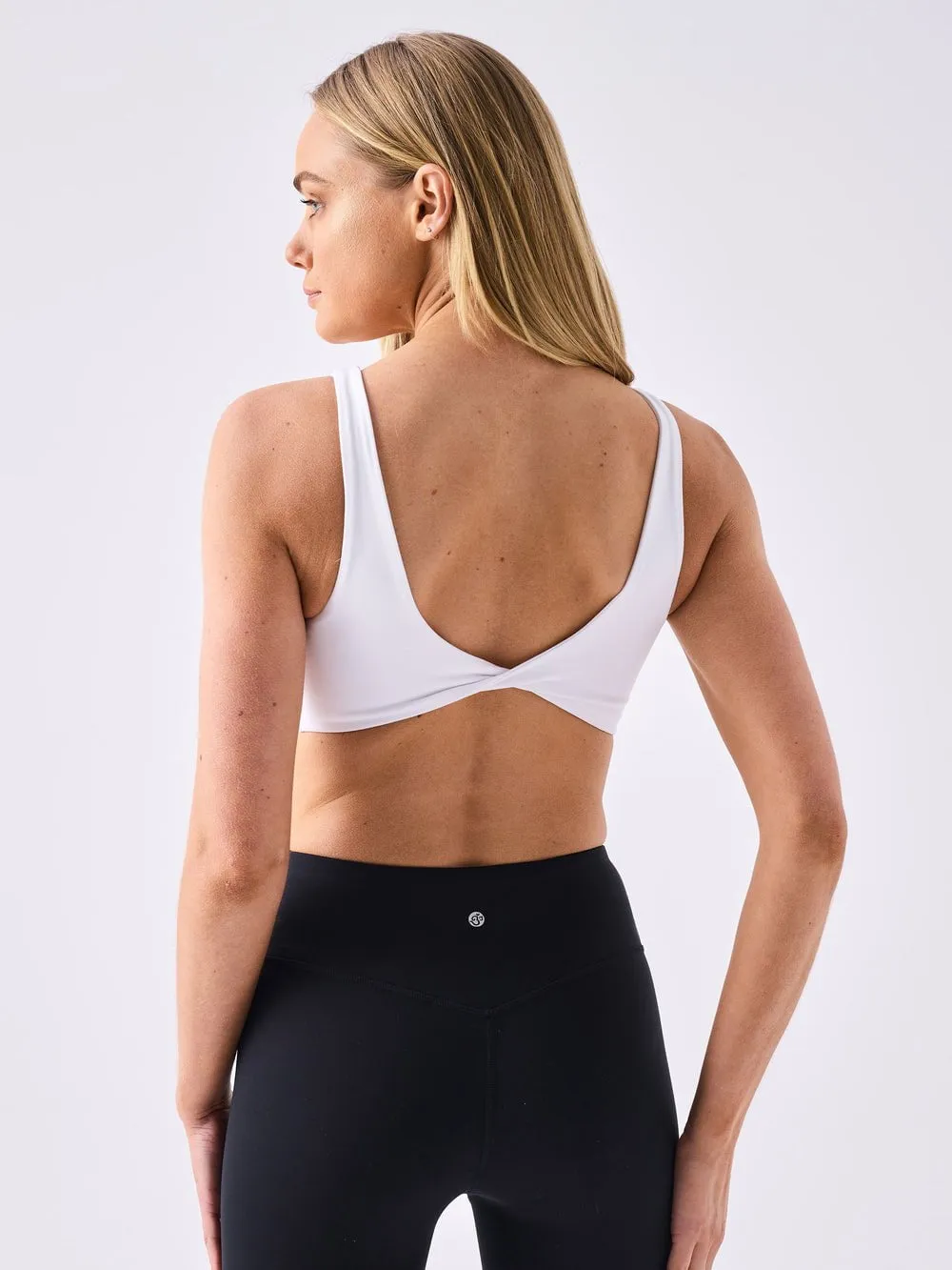 Airbrush Lite Twist Back Bra - White