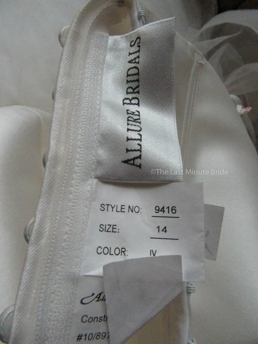Allure Bridals 9416 size 14