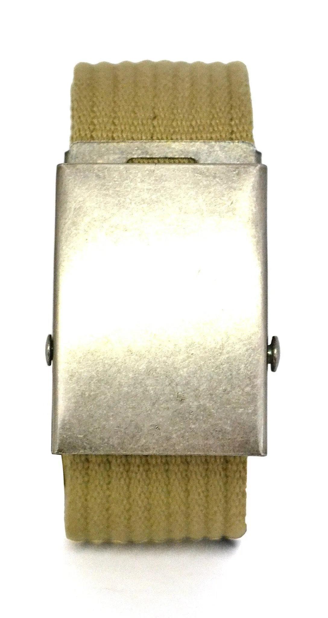 ALONSO - Light Brown Canvas Webbing Belt