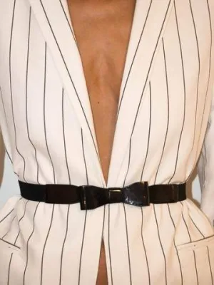 Amanda Leather Belt Wrapped Up