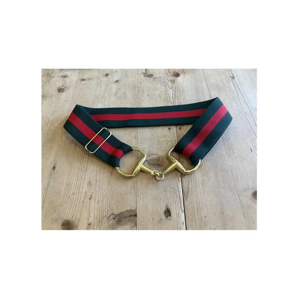 Anademi Gold Bit Stretch Belt