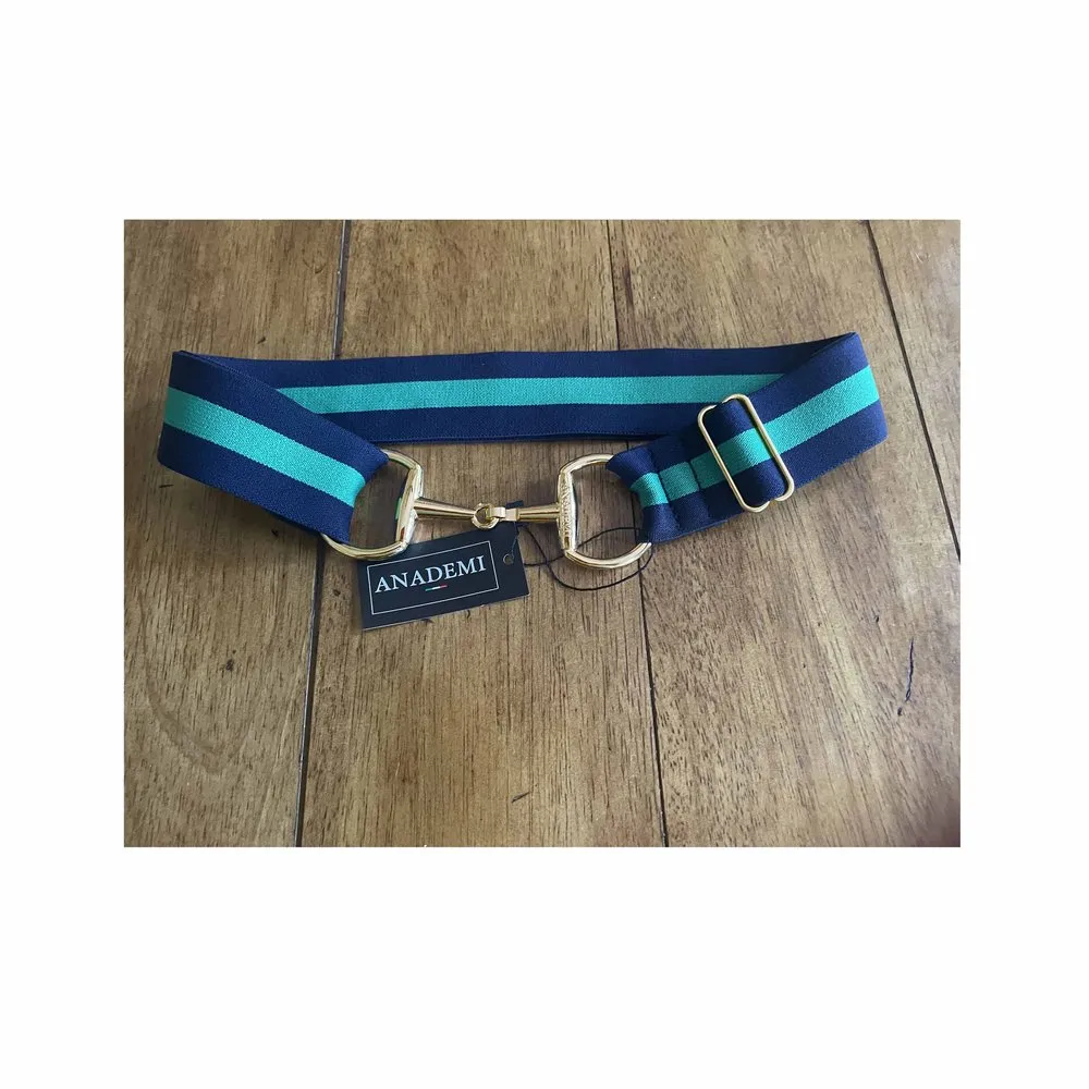 Anademi Gold Bit Stretch Belt