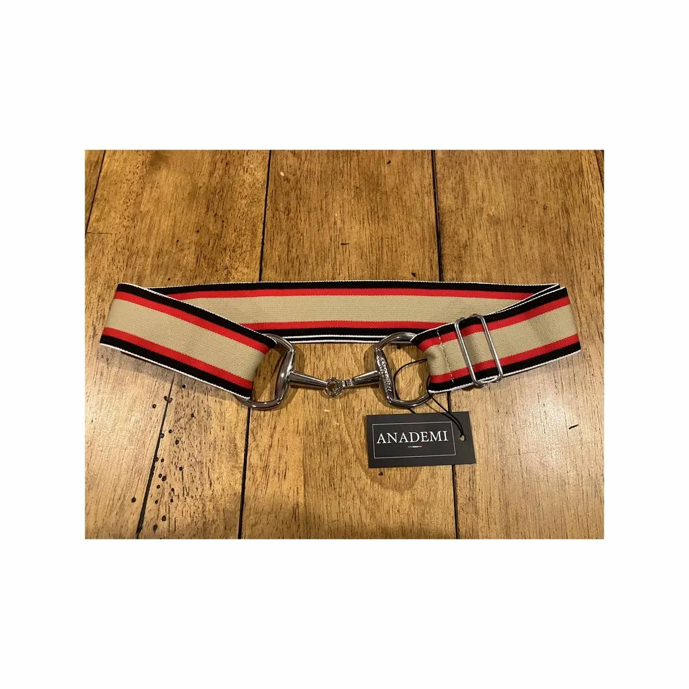 Anademi Silver Bit Stretch Belt
