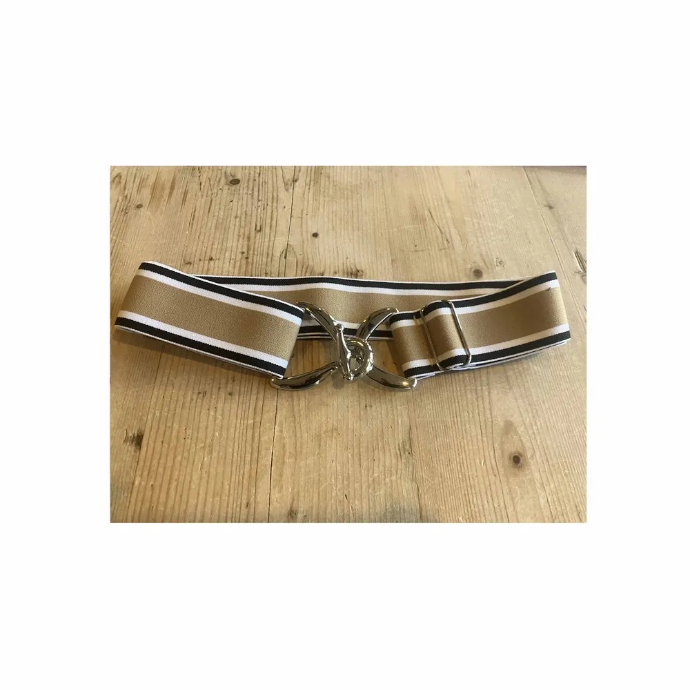 Anademi Silver Stirrup Stretch Belt
