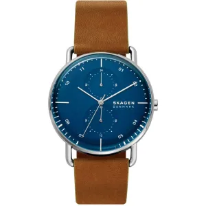 ANALOG WATCH 0 JWL SS LEATHER STRAP