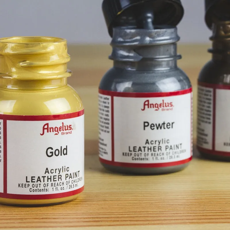 ANGELUS ACRYLIC PAINTS -METALLIC COLORS