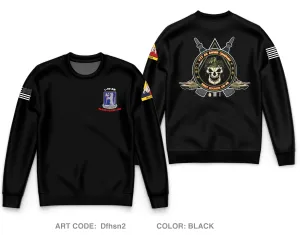 Anger Co, 1-77 AR - Unit Gear Core Men's Crewneck Performance Sweatshirt - Dfhsn2