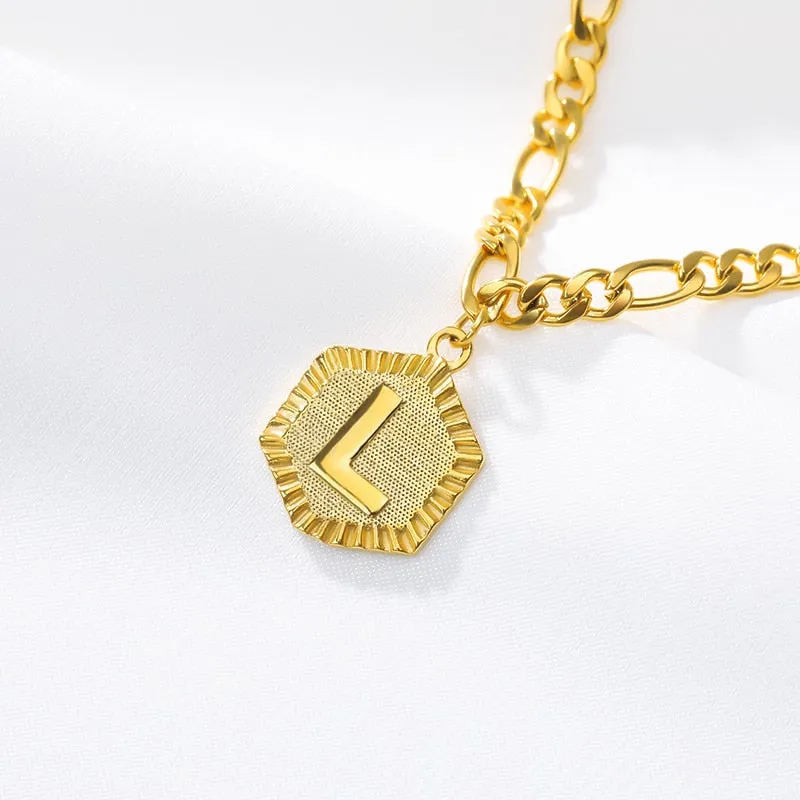 Ankle Bracelet for Women With Gold Initials Stainless Steel