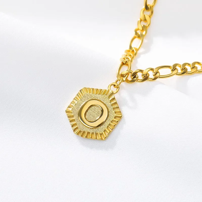 Ankle Bracelet for Women With Gold Initials Stainless Steel