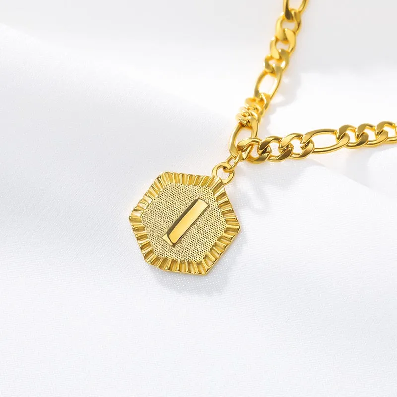 Ankle Bracelet for Women With Gold Initials Stainless Steel