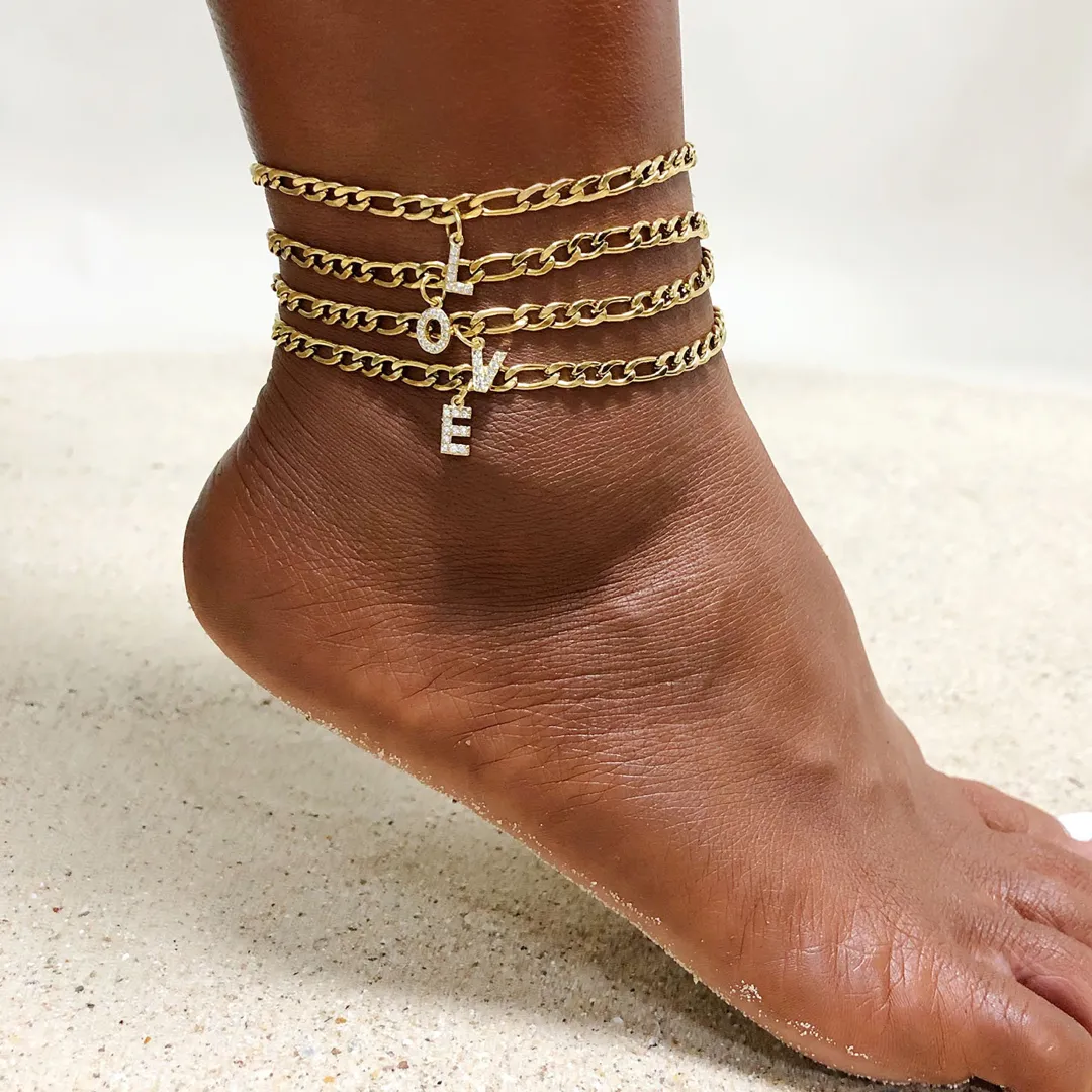 ANNA INTIAL ANKLET