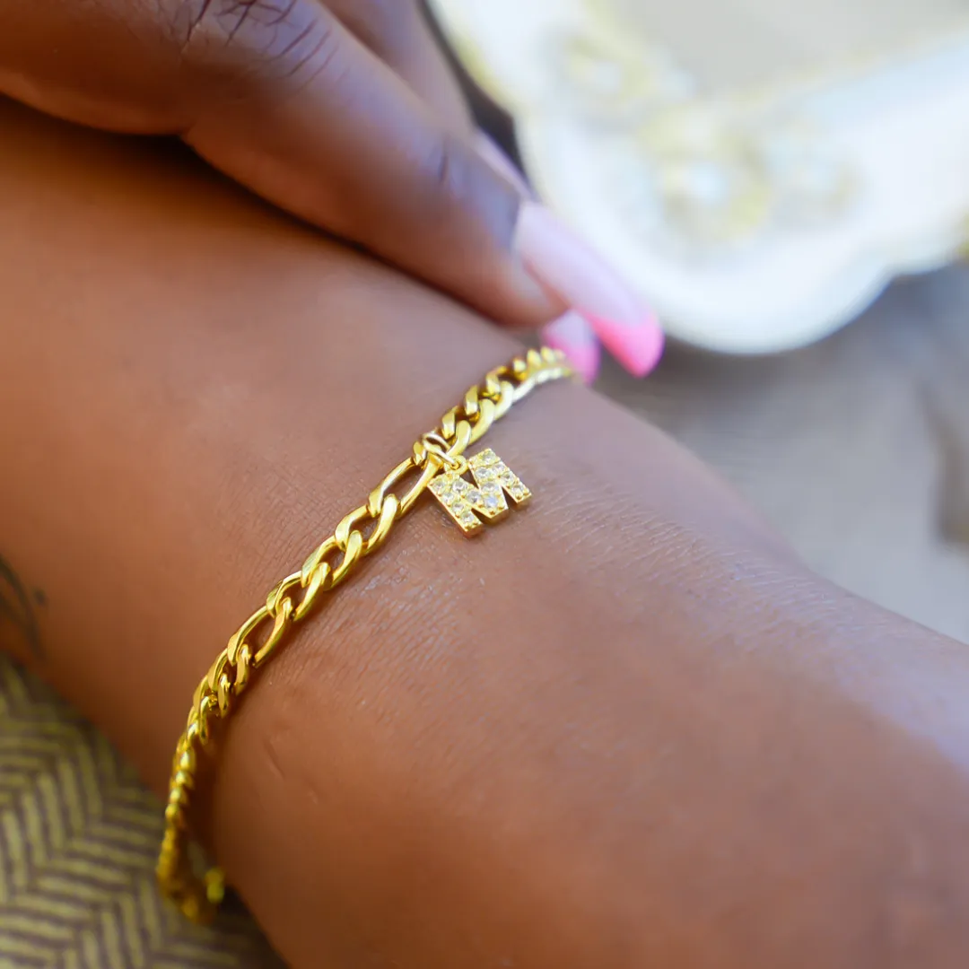 ANNA INTIAL ANKLET