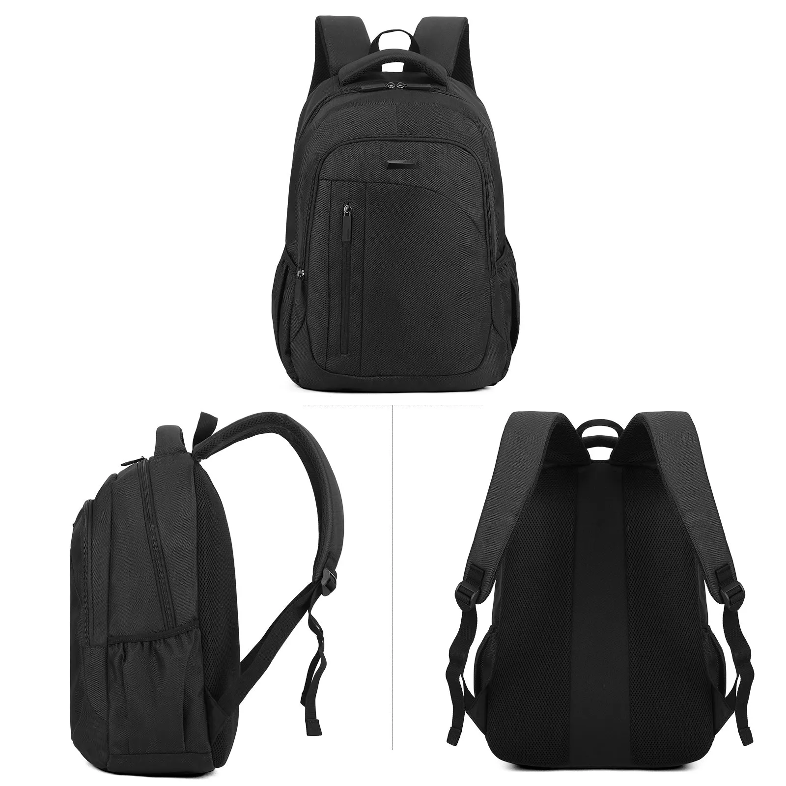 Aoking Backpack Black Casual Backpack Student Bag H97068