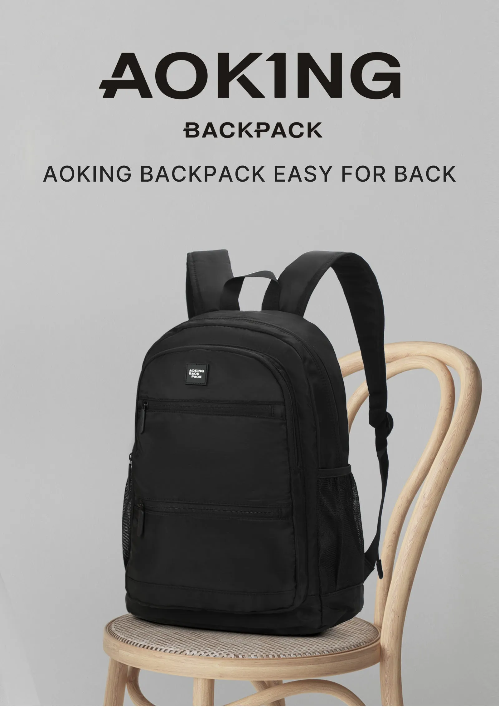 Aoking Backpack Casual Backpack Student Bag XN3306-5
