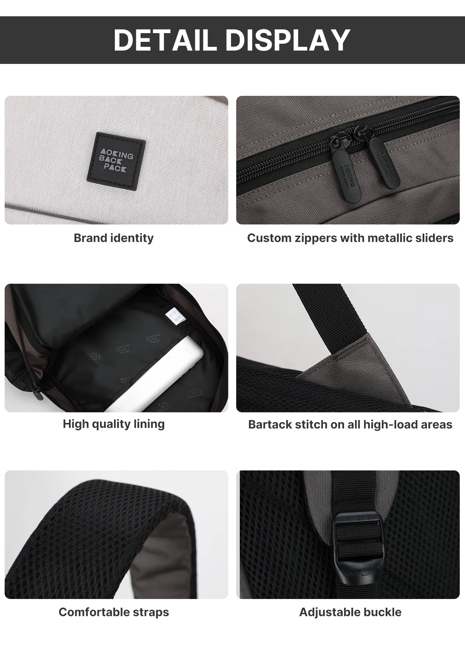 Aoking Backpack Casual Backpack Student Bag XN3316-10