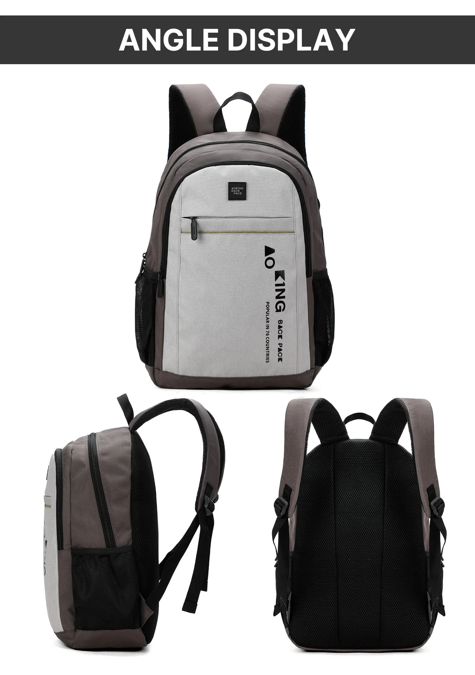 Aoking Backpack Casual Backpack Student Bag XN3316-10