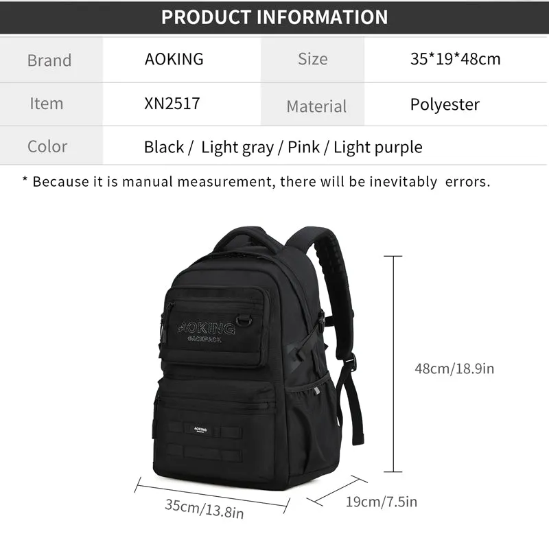 Aoking Backpack Casual Sport Backpack Student Bag XN2517