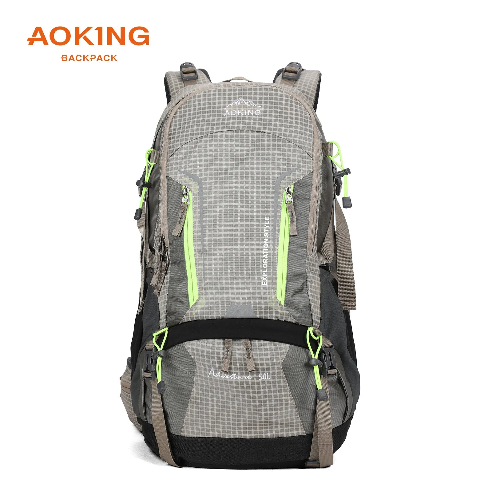 Aoking Backpack Large Capacity Casual Backpack Waterpoor Outdoor Bag YJN67363