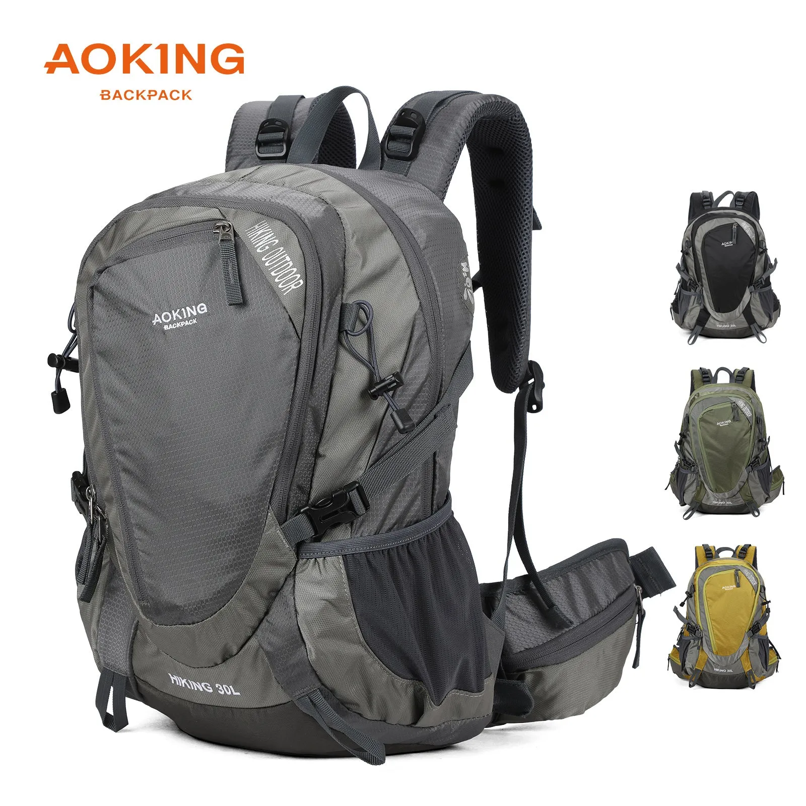 Aoking Backpack Large Capacity Casual Backpack Waterpoor Outdoor Bag YJN67752