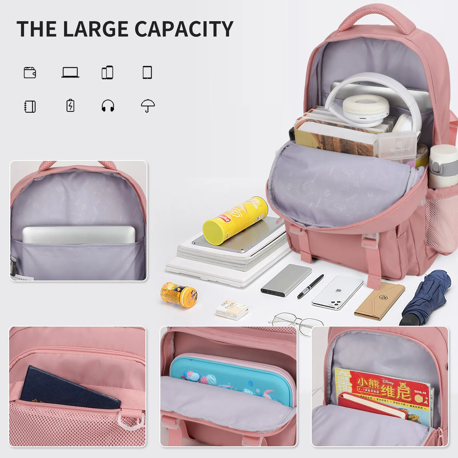 Aoking Casual Lightweight School Backpack BN2008