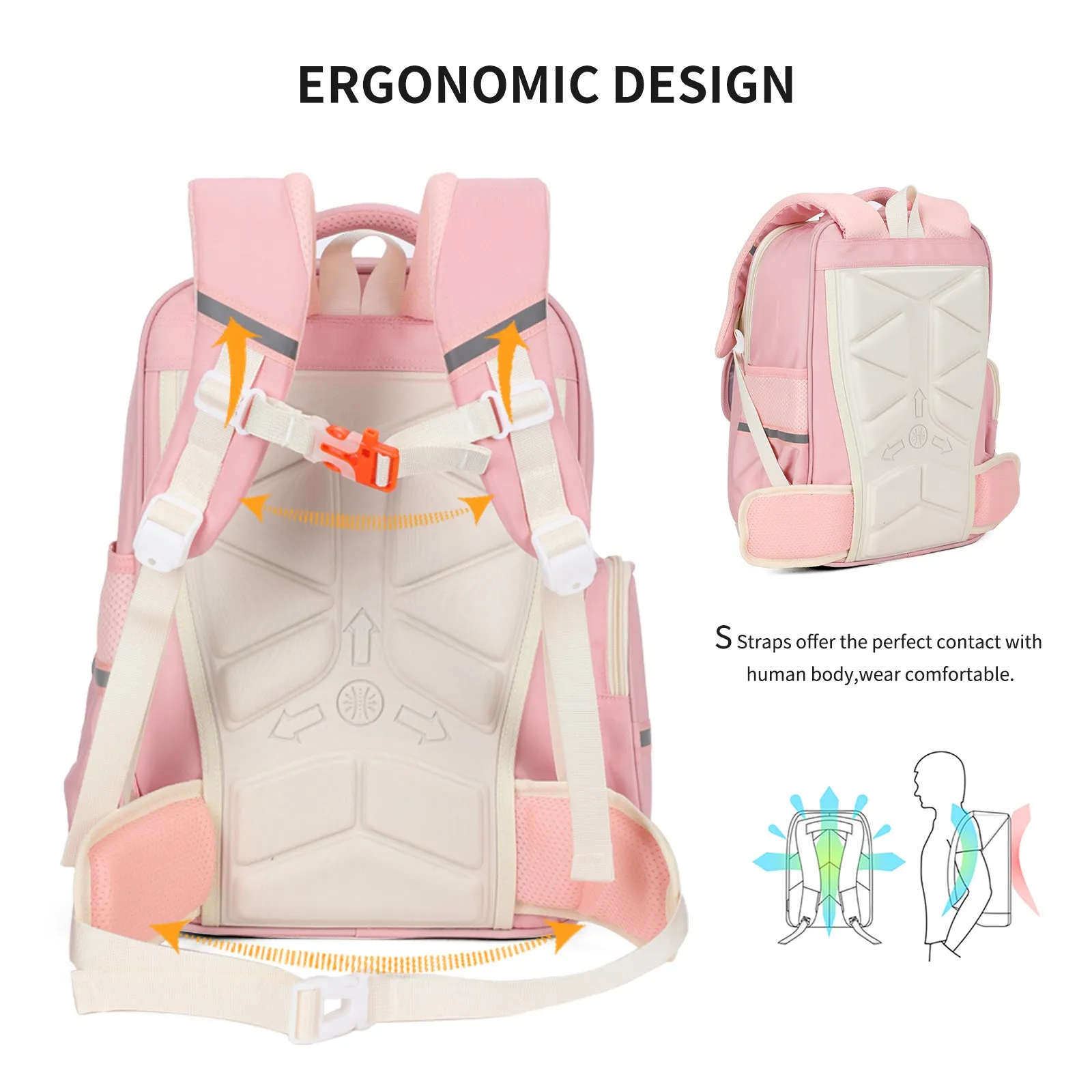 Aoking Casual Lightweight School Backpack BN3030